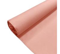 Blush Plain Polycotton Fabric Dress Craft Poly Cotton Material | 3 Metre (300cm x 112cm) | Soft Poly Cotton for Sewing, Dressmaking, Crafts, Bunting & Lining