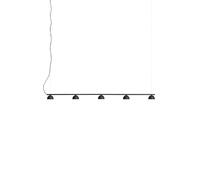 Blush Rail 5 Pendant Matt Black