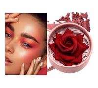 Blush Roses,Natural Blush | 3D Rose Petal Long-Lasting Lightweight Buildable Rouge Blusher for Cheek Women Girls Parties Gathering Events