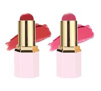 Blush Stick - Hydrating Waterproof Cheek Tint, Natural Cheek Tint Makeup Solution | Long Lasting Facial Brightening Highlighter | Natural Long Lasting Face Highlighters For Dry Oily Skin