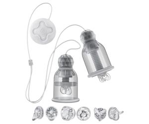 Blush Temptasia - electric nipple stimulator (transparent)
