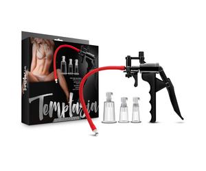 Blush Temptasia - professional clitoral pumping set (black)