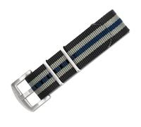 BluShark, Original Collection Military-Style Waterproof Watch Strap, Fits All Timepiece Brands, Durable Nylon Wristwatch Accessories with Stainless Steel Buckle - 18mm, 20mm, 22mm & 24mm Watch Bands