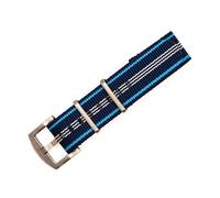 BluShark, Original Collection Military-Style Waterproof Watch Strap, Fits All Timepiece Brands, Durable Nylon Wristwatch Accessories with Stainless Steel Buckle - 18mm, 20mm, 22mm & 24mm Watch Bands
