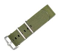 BluShark - Original Collection Military-Style Waterproof Watch Strap, Fits All Timepiece Brands, Durable Nylon Wristwatch Accessories with Stainless Steel Buckle - 18mm, 20mm, 22mm & 24mm Watch Bands