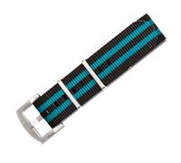 BluShark, Original Collection Military-Style Waterproof Watch Strap, Fits All Timepiece Brands, Durable Nylon Wristwatch Accessories with Stainless Steel Buckle - 18mm, 20mm, 22mm & 24mm Watch Bands