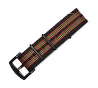 BluShark Original Collection Military-Style Waterproof Watch Strap, Vintage Bond / PVD Black Buckle, 20mm, Modern