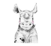 Blushed Rhino Sweatshirt - White - L - White