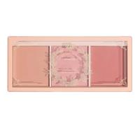 Blushers for Cheeks Make Up, 3 Colors Pink Blusher Palette, Red Peach Powder Blush, Matte Natural Long Lasting Blendable Smooth Powder Blusher Face Makeup Gift for Women Girls