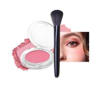 Blushers for Cheeks Make up Blusher, Rose Pink Powder Blushes, Korean Makeup Blush, Peach Red Matte Blush Palette, Natural Look Long-Lasting Sweat-Resistant Blush(Rose)