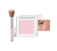 Blushers for Cheeks Make Up, Purple Peach Powder Blush, Suitable for Cool Fair Skin Tone, Long-Lasting Fade & Sweat Resistant Blusher Powder for Cheeks, Mini Matte Face Blush