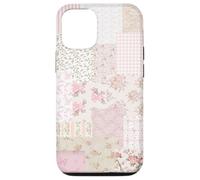 Blushing Floral Pink Bow Patchwork Coquette Collage Pattern Case for iPhone 12/12 Pro
