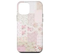 Blushing Floral Pink Bow Patchwork Coquette Collage Pattern Case for iPhone 12 mini