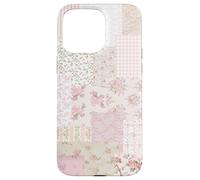 Blushing Floral Pink Bow Patchwork Coquette Collage Pattern Case for iPhone 15 Pro Max