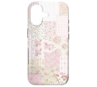 Blushing Floral Pink Bow Patchwork Coquette Collage Pattern Case for iPhone 17