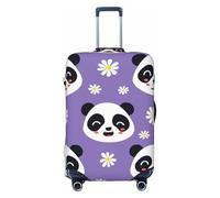 Blushing Giant Panda Elastic Travel Luggage Cover Suitcase Protector, Print Suitcase Baggage Cover Anti-Scratch