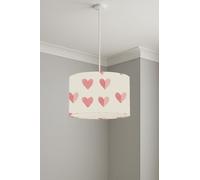 Blushing Heart Serenade lightshade - 30 x 21cm Ceiling Drum Shade | 9AF25D