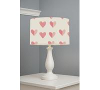Blushing Heart Serenade lightshade - 30 x 21cm Table Drum Shade | 9AF25D