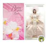 Blushing Orchid Bride Barbie Porcelain Doll The Wedding Flower Collection Mattel