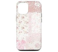 Blushing Quilt Pink Floral Quilt Summer Collage Case for iPhone 12/12 Pro