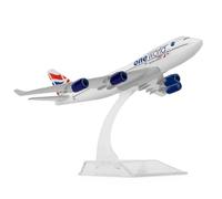 BluWinds 1/400 Birtish 747 Airplane Model Diecast Airplanes Model Aircraft Metal Alloy Model For Collection and Display
