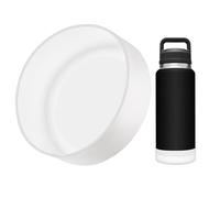 Bluwing Protective Silicone Boot for YETI Rambler Bottle 36oz, Silicone Sleeve for YETI 36oz, Anti-Slip Bottom Sleeve, BPA Free(Transparent)