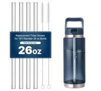 Bluwing Replacement Straws for YETI Rambler 26 oz Water Bottle, 4 Pack