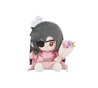 BLuxe Haven Heaven Officials Blessing Anime Plush Dolls, 15cm Soft Polyester Fiber Figures, Decorative Sitting Style Collectibles with Posable Hands (Hua Cheng)