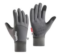 Bluxir Ski Gloves Women H.A.G L-O F. S, Warm and Breathable Snow Gloves, Gloves for Cycling Running Climbing Hiking Outdoor Sports, Warm(Grey,XL)