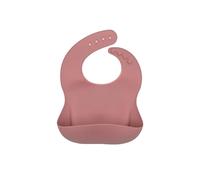 BLW Essentials Silicone Bib - Dusty Rose