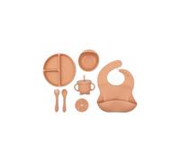 BLW Essentials Silicone Feeding Set - 8-Piece Set in Dusty Pink BLW Essentials Dusty Pink