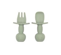 BLW Essentials Silicone Training Cutlery Set - Sage