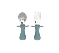 BLW Essentials Toddler Cutlery Set - Dusky Blue