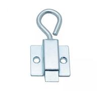BLWOTMOR 2 Packs Pull Rings Latch Lock Door Bolt Latch Security Bolt Slide Latch Spring Closure Metal Alloy Replacement Part Suitable for Gates Sheds barn, A, 5 Pcs