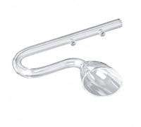 BLWOTMOR Aquarium Outlet Hand Blown Glass Return For Aquarium Water Movement Surface ation Gas Exchange Out Tube, Style E