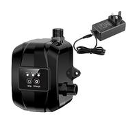 BLWOTMOR Automatic Booster Pump Domestic Automatic Water Pressure Solar Heater Faucet Pump Connector Household Garden Water Pump Pressure Controller, Black