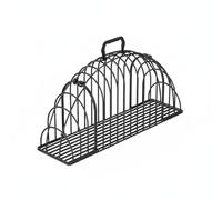 BLWOTMOR Cat Grooming Cage Portable Iron Carrier Wire Structure Double Door Access Lightweight Handle Suitable for Cat Grooming Pet Washing Visits, Black, M