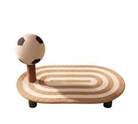 BLWOTMOR Cat Scratching Board Cat Scratcher Scratch Pad Scratching Base Scratching Toy With Sisal Cloth Panel And Ball Toy For Stretching And Batting On Short, color to 1, Small 50 30 29cm