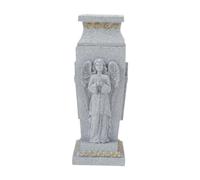 BLWOTMOR Cemetery Vase Angel Decorative Floral Resin Stand Artificial Flowers Tomb Suitable for Commemorations Ornament Terrace Gift S