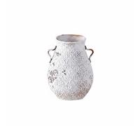 BLWOTMOR Ceramic Vase Decorative Flower Vase Rustic Handle Vase Glazed Pottery Vessel With Warm Neutral Tone For Faux Arrangements Suitable for entryway TV stand tea table home decoration