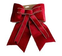 BLWOTMOR Christmas Bow Pendant Decorative Hanging Ornament Cloth Craft Accessory Designed for Wall Door Decor Suitable for Gift Photography Background Props Ho, Multi, S 25cmx20cm