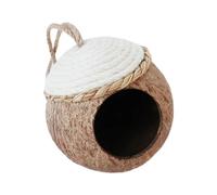 BLWOTMOR Coconut Bird Nest Birdhouse Cage Decor Birds Hut Outside Breeding Bird Cage