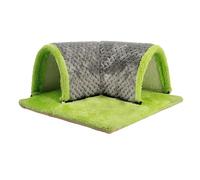 BLWOTMOR Cozy Retreat for Small Animals. Soft Nesting Place for And Ferrets, Grey