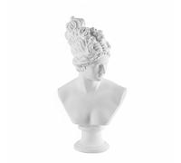 BLWOTMOR Decorative Statue Classical Roman Bust Resin Sculpture Figurine With Sculptural Centerpiece For Shelves Consoles Studio Corners Suitable for artists photographers interior scenes