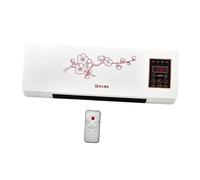 BLWOTMOR Mini Conditioner with Heat Pump System Engineered as Portable air Unit Electric Heater Device with Timer Cold, Red Flowers
