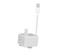 BLWOTMOR Mini USB Submersible Aquarium Pump Small Portable 3W with PP Suction Cup for Silent Water Recirculation Suitable for Home Garden Indoor Font, Side