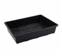 BLWOTMOR Nursery Tray Seedling Starter Tray Propagation Tray Sprouting Tray Tray Gridded Base Suitable for Flower Cultivating Vegetable Growing Small Plant Organization, S1 Flat Tray