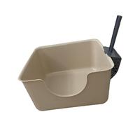BLWOTMOR Open, Sturdy And Easy-to-clean with, Elevated for Small to Medium-sized Cats, Coffee