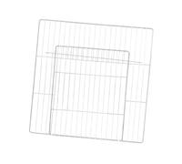 BLWOTMOR Portable Pet Fence for Small Animals Iron Barrier Opening Gate Quick Assembly Suitable for Kittens Useful, White
