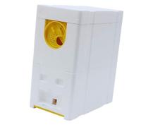 BLWOTMOR Queen Bee Breeding Box Mini Mating Nuc Portable Beekeeper Supplies Foam Shell Bee Equipment Lightweight Ventilation Suitable for Professional Bee, Yellow